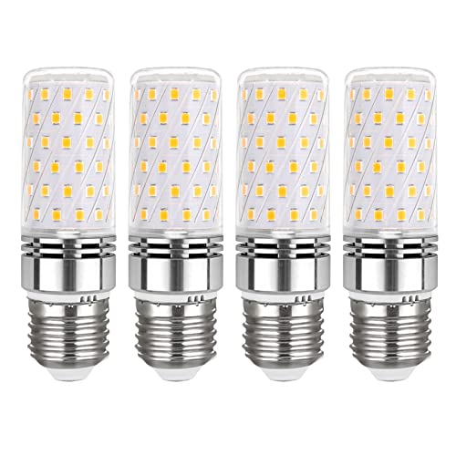Akynite Leuchtmittel E27 LED Neutralweiß 4000K 1350LM, 12W LED Ersatz E27 100W Halogenlampe, AC 230V, Maiskolben led Stablampe E14 Neutralweiß für Deckenlampe, Nicht Dimmbar, 4er-Pack von Akynite
