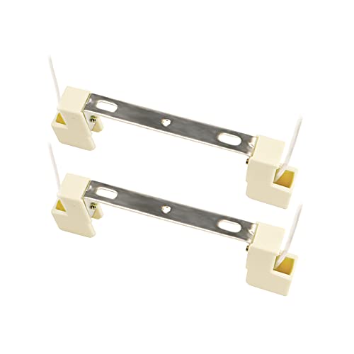 Lampenfassung R7S 118mm für Halogenstab und LED Stablampe, AC 230V, J118 R7S Fassung Lampensockel mit 12.5cm Anschlußkabel, R7S Fassung Keramik 118mm, 2er Set von Akynite