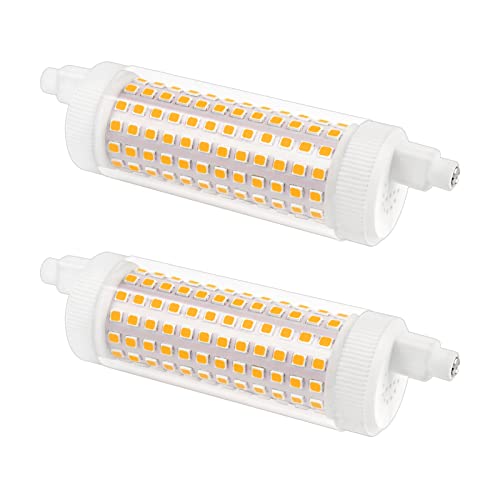 R7S 118mm LED Dimmbar 20W Warmweiß 3000K, 2500lm, ersetz J118 R7S 150W-200W Halogenstab, 360 Grad Licht, Leuchtmittel R7S 118 mm Dimmbar für Deckenfluter, 2 Stück von Akynite