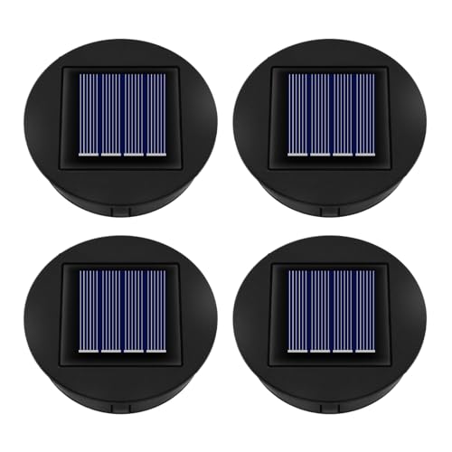 Solar Ersatzdeckel 8 cm für Solarleuchte Außenlaternen, 1.2V, IP44 Ersatzmodule für Solarlampen Warmweiß Licht, LED Solarmodule ersatz für Garten Laterne Terrasse Beleuchtung, 4 Stück Solar Ersatzdeckel 8 cm für Solarleuchte Außenlaternen, 1.2V, IP44 Ersatzmodule für Solarlampen Warmweiß Licht, LED Solarmodule ersatz für Garten Laterne Terrasse Beleuchtung, 4 Stück von Akynite