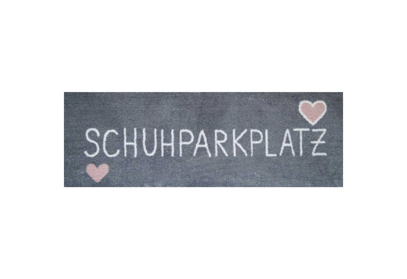 Fußmatte Schuhparkplatz Typo Feel 035x100 waschbar Fußschmeichler, Akzente Feel, Läufer, Höhe: 350 mm von Akzente Feel