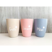 Trinkbecher/Zahnputzbecher - Weizenstroh 5 Versch. Farben Personalisiert Dein Name Öko Trinkbecher/Zahnputzbecher - Weizenstroh 5 Versch. Farben Personalisiert Dein Name Öko von AkzenteSetzen