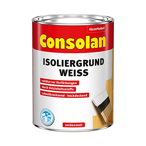 Consolan Isoliergrund Weiß; 5 Liter; Weiß von Consolan