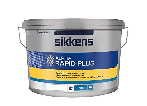 Akzo Nobel Sikkens Alpha Rapid Plus Wandfarbe Basis W05 Reinweiß 12,5 L von Akzo Nobel