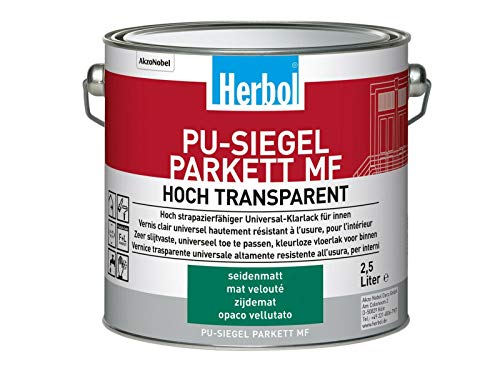 Herbol PU-Sigel Parkett MF Hoch Transparent Seidenmatt 2,5 L von Akzo Nobel