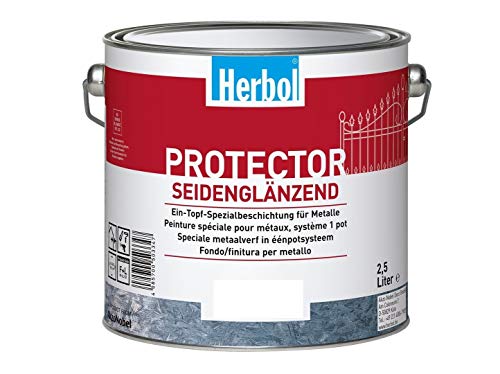 Herbol Protector PG Metallschutz LU seidenglänzend Weiß 1 Liter von Akzo Nobel