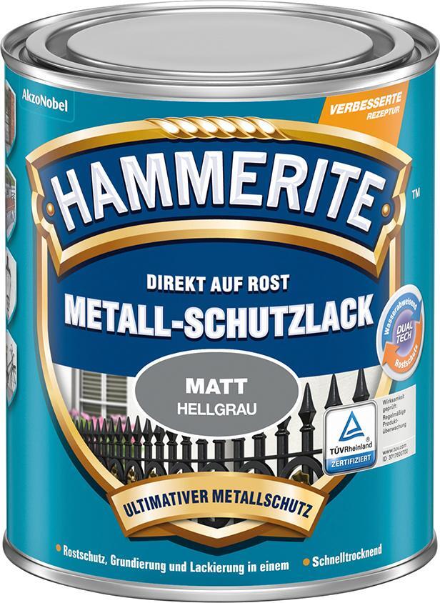 Metallschutz-Lack 750 ml matt hellgrau von Akzo Nobel
