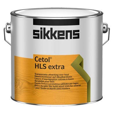 Sikkens Cetol HLS extra 2,5 ltr Gebinde, 009 Eiche dunkel Holzlasur | Wetterschutz für außen | Profi Holzschutz-Lasur von Akzo Nobel