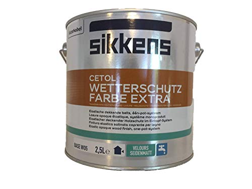 Sikkens Cetol Wetterschutzfarbe Extra Seidenmatt Ral 6009 Tannengrün 2,5 L von Akzo Nobel