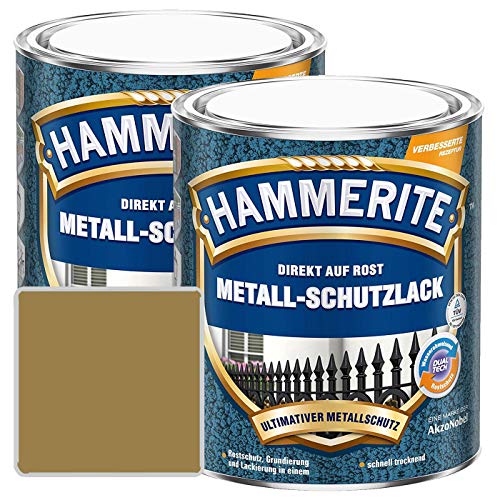 Hammerite Metall Schutzlack Hammerschlag-Effekt Rostschutz kupfer Sparpaket, 2 x 750ml von AkzoNobel-Hammerite