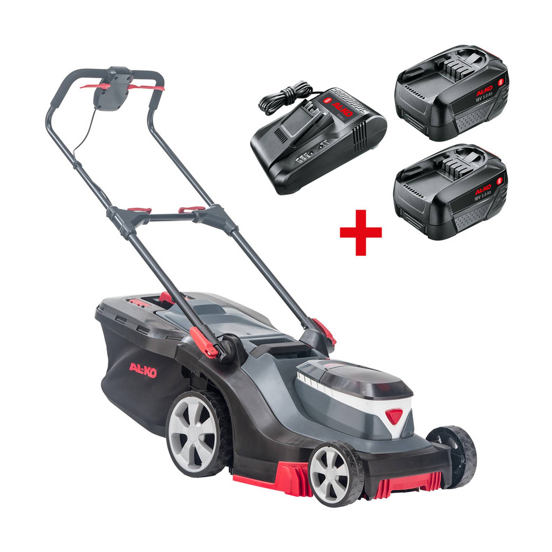 AL-KO Akku-Rasenmäher '38.2 Li PREMIUM Set' bis 400 m² 18 V mit Akku und Ladegerät AL-KO Akku-Rasenmäher '38.2 Li PREMIUM Set' bis 400 m² 18 V mit Akku und Ladegerät von Al-Ko
