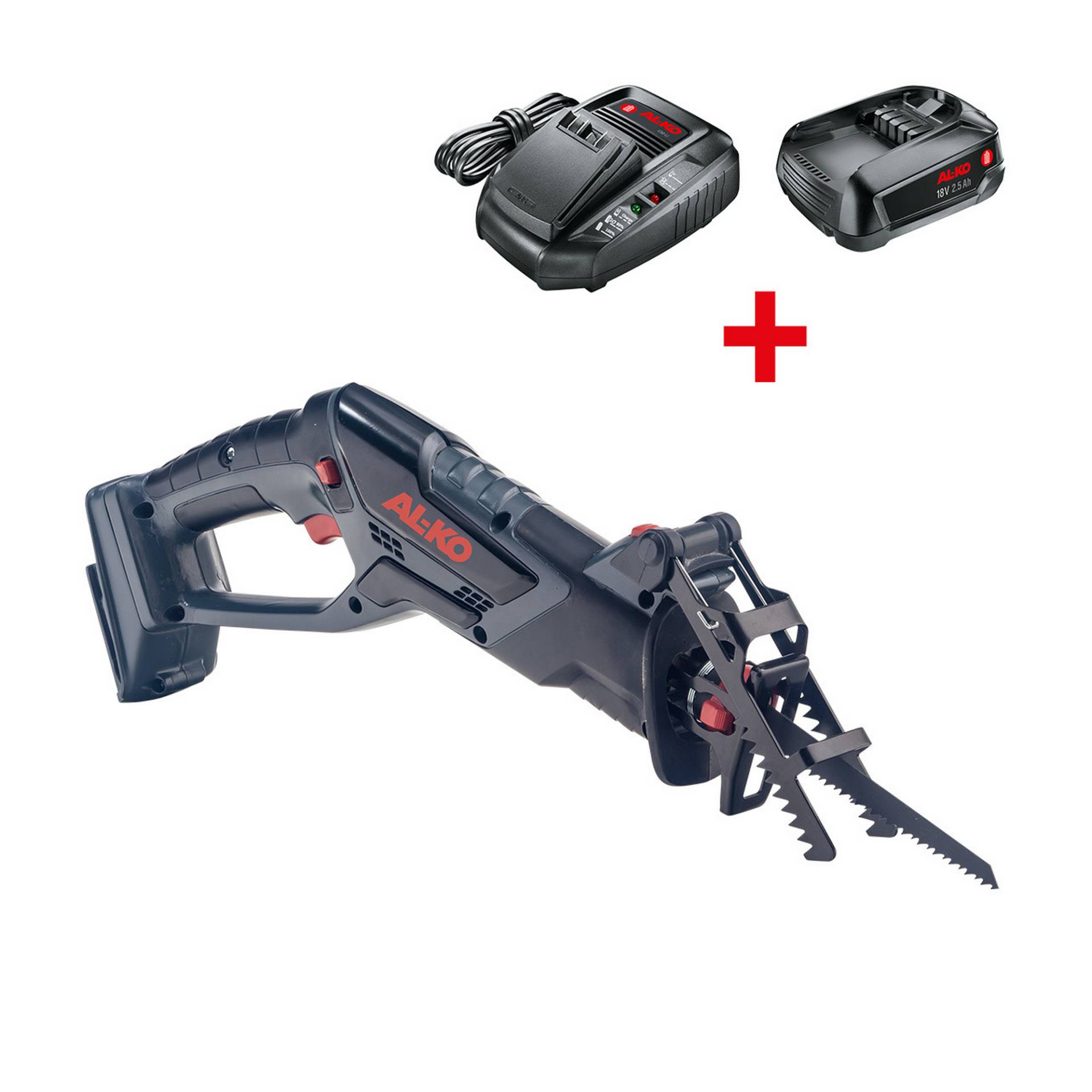 AL-KO Akku-Säbelsäge 'PS 1815' 15 cm 18 V mit Akku und Ladegerät AL-KO Akku-Säbelsäge 'PS 1815' 15 cm 18 V mit Akku und Ladegerät von Al-Ko