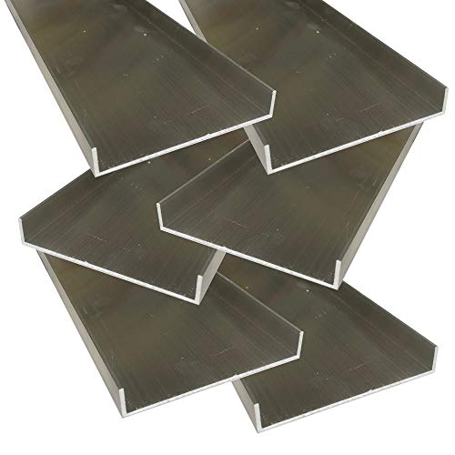 Alu U-Profil 20 x 120 x 20 x 2,5 mm Aluminium AlMgSi0,5 U-Stab Profil Aluprofil U-Stange (200 cm) von AlMgSi0,5