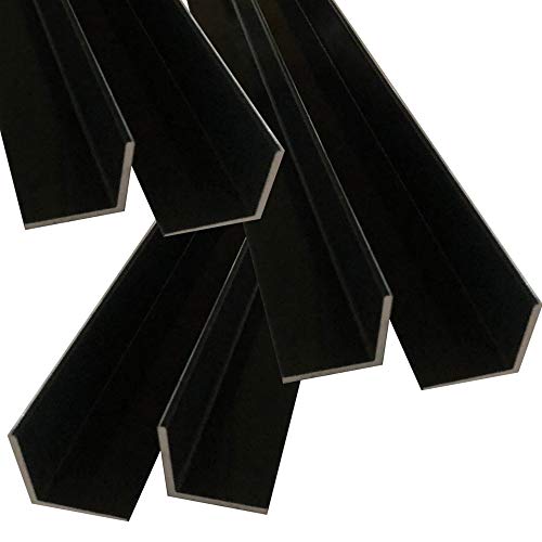 Aluwinkel 25 x 25 x 2 mm Winkelprofil RAL 7016 anthrazit pulverbeschichtet gleichschenklig Alu Winkel Aluprofil Aluminiumprofil L Profil aus Aluminium (100 cm (2 Stck.)) von AlMgSi0,5