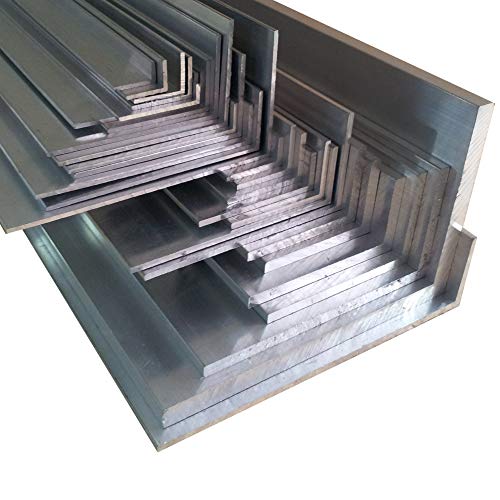 Aluwinkel 40 x 10 x 2 mm Winkelprofil ungleichschenklig Alu Winkel Aluprofil Aluminiumprofil L Profil aus Aluminium (100 cm (2 Stck.)) von AlMgSi0,5