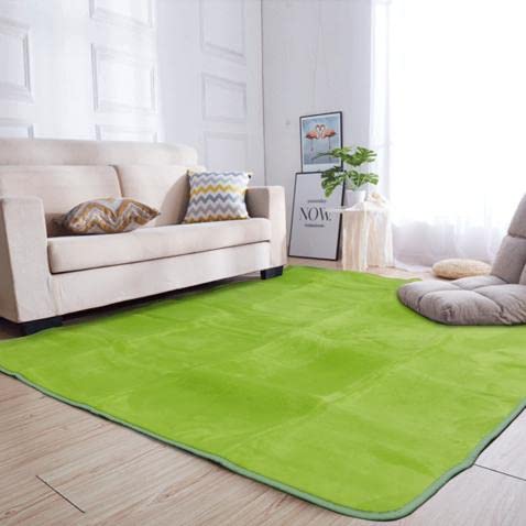 AlaTyche Teppich, große Teppiche, 185x185 cm, grüne Teppiche für Wohnzimmer, warme, weiche, flauschige Teppiche, rutschfest, waschbar, Shaggy-Teppich, leicht zu reinigen, Haustier, Geschenk von AlaTyche