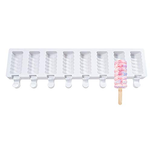 Alacritua DIY Popsicle Formen Set, Silikon Cartoon Eis Lutscher Formen, Eiscreme Form, Candied Haws Modell, Wiederverwendbare Popsicle Making Tool Mold von Alacritua