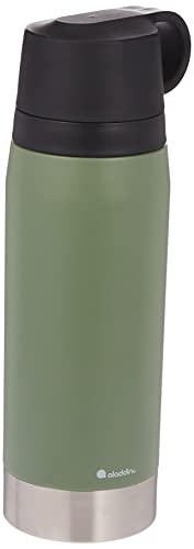 Aladdin CityPark Thermavac Doppelbecher Edelstahl Thermoskanne 1.1 LT Khaki 1,1 LT von Aladdin