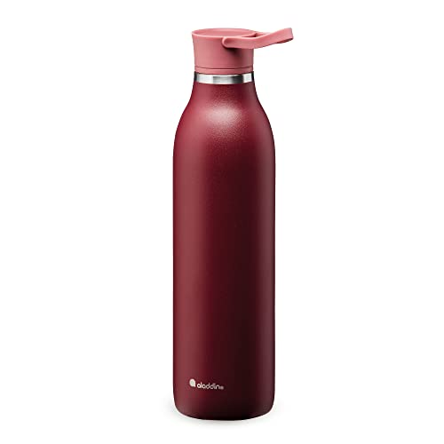 aladdin CityLoop Isolierflasche, 0,6L, Burgund-Rot von Aladdin