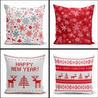 xmas Design Kissenbezug| Weihnachtlicher Noel Kissenhülle| Weihnachtsgeschenk| Bettwäsche Dekor| Geschenk Zur Wohnungserwärmung| Bedruckte von AladdinMagicalCarpet