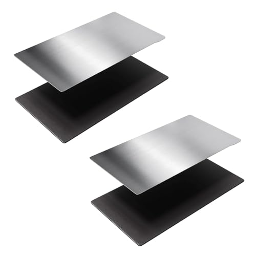 ALadrs Harz-3D-Drucker-Flex-Bauplatte, Flexible Federstahlplatte und Magnetische Basisplattform für Anycubic Photon Mono 4 / Mono 4 Ultra 3D-Drucker 164x90mm 2 Stück ALadrs Harz-3D-Drucker-Flex-Bauplatte, Flexible Federstahlplatte und Magnetische Basisplattform für Anycubic Photon Mono 4 / Mono 4 Ultra 3D-Drucker 164x90mm 2 Stück von Aladrs