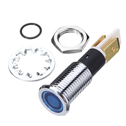 Alamor 12V 10Mm Led Armaturenbrett Blinker Warn Signal Lampe-Blau Alamor 12V 10Mm Led Armaturenbrett Blinker Warn Signal Lampe-Blau von Alamor