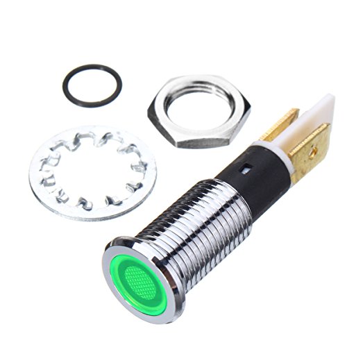 Alamor 12V 10Mm Led Armaturenbrett Blinker Warn Signal Lampe-Grün von Alamor