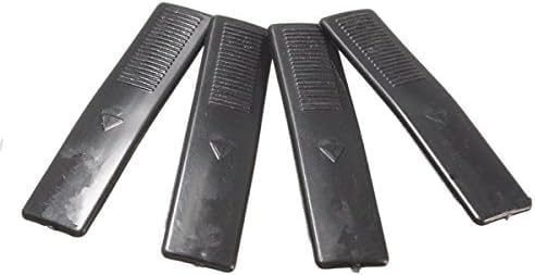Alamor 4 STK. Dach Schiene Clip Rack Form Abdeckung Ersatz Schwarz Für Mazda 2 3 5 6 Cx7 von Alamor