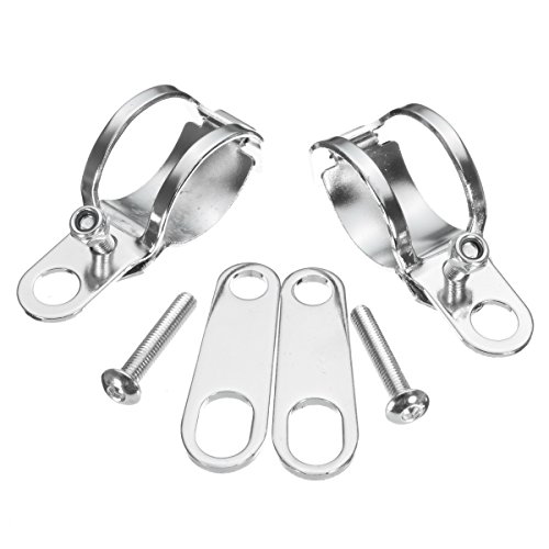 Alamor 4Er Chrome Motorrad Front Hinten Blinker Halter Gabelklammern Schock Halterung Cafe Racer Alamor 4Er Chrome Motorrad Front Hinten Blinker Halter Gabelklammern Schock Halterung Cafe Racer von MOMOALA