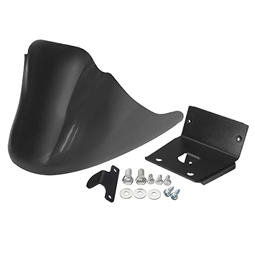 Alamor Kinn Verkleidung Front Spoiler Schwarz Für Harley Davidson XL Sportster 883 1200 von MOMOALA