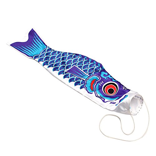 Alamor Nobori Koi Nobori Fish Kite Fahne Hanging Decor - Blau Alamor Nobori Koi Nobori Fish Kite Fahne Hanging Decor - Blau von Alamor