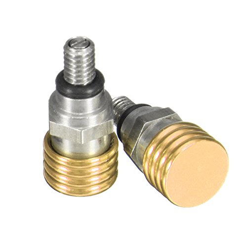 Alamor Paar M4X 0.7 Mm Gabel Luft Entlüftungsventil Schraube Für Enduro KTM Off Road Husky Wp Marzocchi-Gold von Alamor