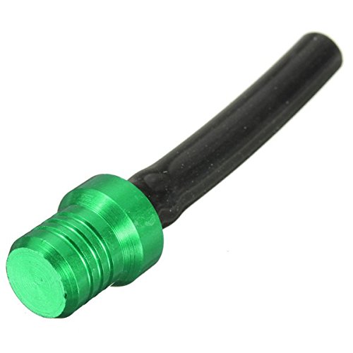 Alamor Tank Colorful Cap Gas Benzin Ventil Vent Zwei-Wege-Entlüfter Schlauch Black Tube-Grün von Alamor