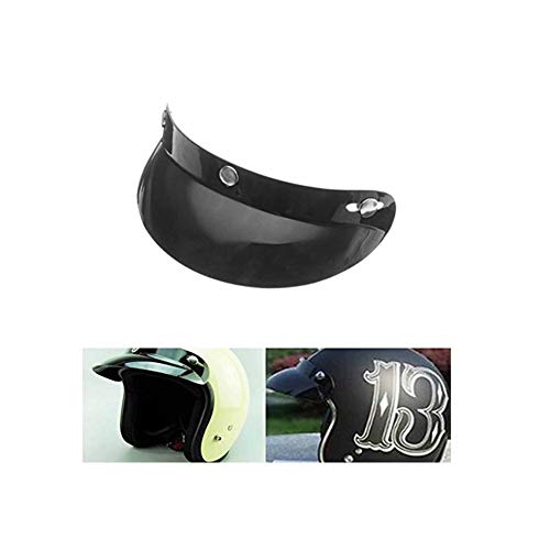 Alamor Universal Black 3 Snap Buttons Visier Schild Linse Für Motorrad Offenes Gesicht Helme 27Cm/10.6 In Alamor Universal Black 3 Snap Buttons Visier Schild Linse Für Motorrad Offenes Gesicht Helme 27Cm/10.6 In von MOMOALA
