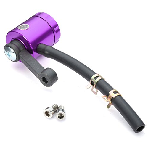 Alamor Universal Vorderradbremse Kupplung Flüssigkeit Öl Reservoir Tasse Flasche Motorrad Aluminium-Lila Alamor Universal Vorderradbremse Kupplung Flüssigkeit Öl Reservoir Tasse Flasche Motorrad Aluminium-Lila von Alamor