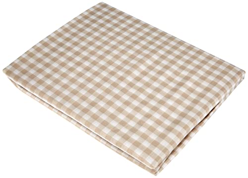 Alan Symonds Gingham-Küchenvorhänge, 117 x 137 cm, Beige von Alan Symonds