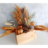 Handgefertigte Herbstdeko Fuer Kommode Tisch Herbst Deko Rustikaledeko Herbstfarben Herbststimmung von AlanDesign1