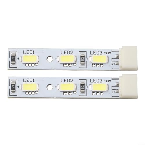 2 Stück Kühlschrank-Lichtleisten, kompatibel mit Haier Modell 0064001874, einfach zu bedienen und zuverlässig von Alanmoship