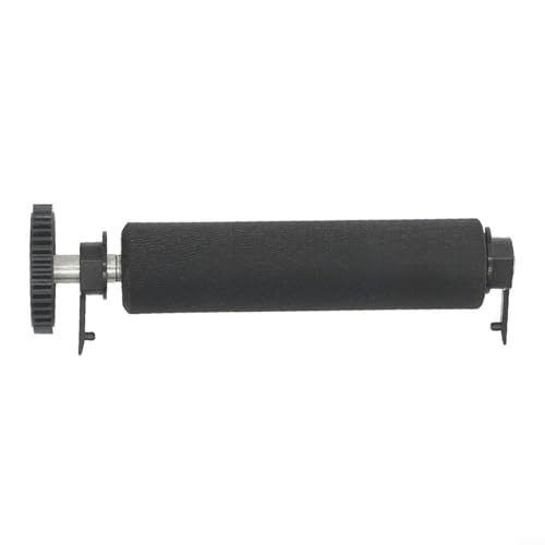 Alanmoship 105910-150 Transfer-Kit Plattenrolle mit Getriebe für Zebra TLP-2824 TLP2824 Plus Thermodrucker Ersatzteile Schwarz Gummi von Alanmoship
