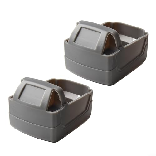 Alanmoship 18 V Akku-Silikon-Schutzhülle für Elektrowerkzeug-Batterien 3.0 4.0 5.0 Ah stoßfeste Schale Anti-Drop Schutz 2 Pack von Alanmoship