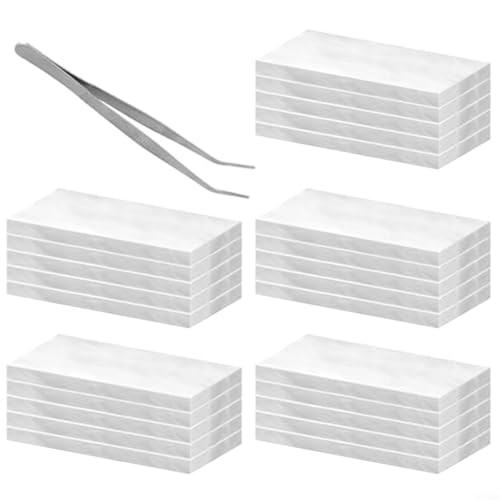 Alanmoship 25 Stück schwer entflammbare Baumwolle 11,9 x 5,1 cm mit Pinzette für Tisch-Feuerstellen, hitzebeständige Nachfüllpads für Außenheizung und längere Brenndauer Alanmoship 25 Stück schwer entflammbare Baumwolle 11,9 x 5,1 cm mit Pinzette für Tisch-Feuerstellen, hitzebeständige Nachfüllpads für Außenheizung und längere Brenndauer von Alanmoship