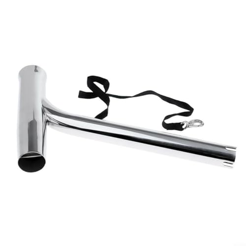 Alanmoship 316 Edelstahl Ausleger Angelrutenhalter Marine Boot Yacht Hardware Spiegel Poliert PVC Liner Kratzschutz Heavy Duty Trolling Gear von Alanmoship