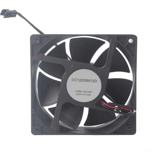 Alanmoship Digitaler Lüfter Ersatzteil 120 x 120 x 38 mm kompatibel mit Gravity Serie 560 800 1050XL Holzkohlegrill MB20040122 MB20040220 12 V DC Netzteil von Alanmoship
