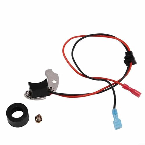 Alanmoship Elektronisches Zündmodul für Buggy AC905535 Verteiler kompatibel mit Campmobile für Dasher Karmann Squareback Super 1955-1981 Kunststoff Metall von Alanmoship