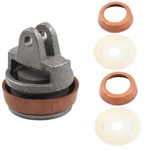 Alanmoship Ersatz-Kolbendichtungssatz für Gartenpumpen Modell 75 Griff – komplettes Set mit Gusseisenkolben, Leder- und Gummidichtungen für die Wartung der Wasserpumpe Alanmoship Ersatz-Kolbendichtungssatz für Gartenpumpen Modell 75 Griff – komplettes Set mit Gusseisenkolben, Leder- und Gummidichtungen für die Wartung der Wasserpumpe von Alanmoship