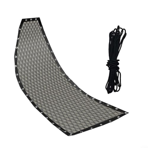 Alanmoship Ersatz-Sitztuch für Hängeschaukelstuhl, Rhombus-Design, für Textilene-Rahmen, 64 x 197 x 23 cm, Stoffbezug für Garten, Terrasse oder Innenbereich (1 Stück ohne Taschen) von Alanmoship