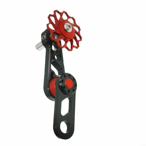 Alanmoship Fahrradkettenspanner aus Aluminiumlegierung, leicht, zusammenklappbar, Stabilisator für Singlespeed-Fahrräder mit verstellbarem Riemenscheiben-Federmechanismus, ideal für Mountainbike Alanmoship Fahrradkettenspanner aus Aluminiumlegierung, leicht, zusammenklappbar, Stabilisator für Singlespeed-Fahrräder mit verstellbarem Riemenscheiben-Federmechanismus, ideal für Mountainbike von Alanmoship