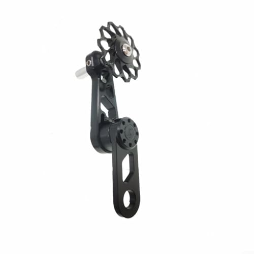 Alanmoship Fahrradkettenspanner aus Aluminiumlegierung, leicht, zusammenklappbar, Stabilisator für Singlespeed-Fahrräder mit verstellbarem Riemenscheiben-Federmechanismus, ideal für Mountainbiking Alanmoship Fahrradkettenspanner aus Aluminiumlegierung, leicht, zusammenklappbar, Stabilisator für Singlespeed-Fahrräder mit verstellbarem Riemenscheiben-Federmechanismus, ideal für Mountainbiking von Alanmoship
