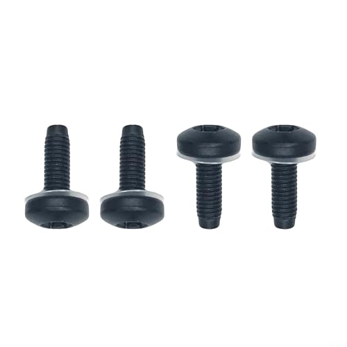 Alanmoship Torx-Schrauben 6509190AA für Jeep Wrangler JK 2007–2018 für Rubicon Sahara Sport Unlimited direkter Ersatz, Kunststoff, schwarz, 4 Stück von Alanmoship