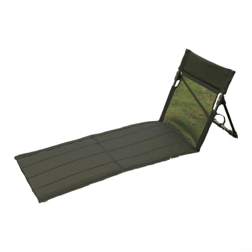 Alanmoship Tragbarer faltbarer Strandkorb mit Aufbewahrungstasche 600D Oxford-Stoff Aluminiumlegierung atmungsaktives Netz für Pool Camping Picknick (schwarz) von Alanmoship